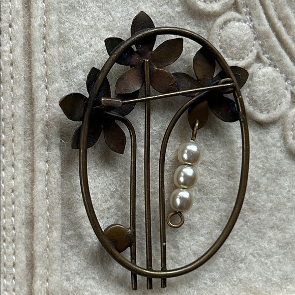 Art Deco Style Brooch - Czech Republic - Picture 4 of 12